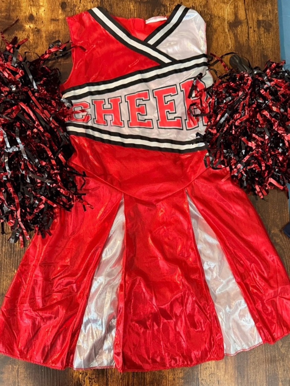 Red & White Cheerleader Costume Dress
